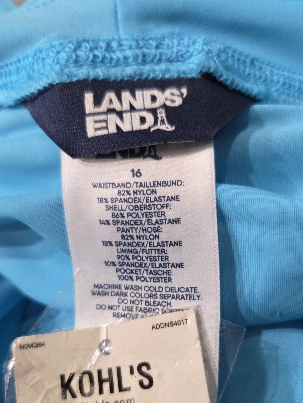 Lands End Womens Quick Dry Swim Board Short..16 - Picture 2 of 7